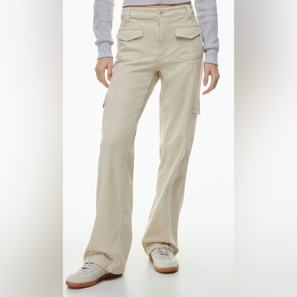 Aritzia TNA tan cargo pants